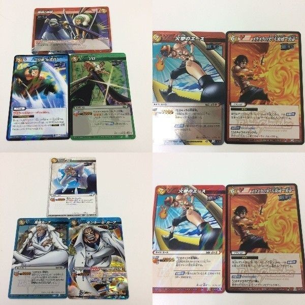 ミラクルバトルカードダス ミラバト カード まとめ ワンピース ゾロ 火拳のエース モンキー 一刀流 10 D 6 厄港鳥