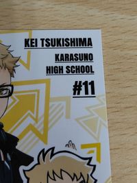 Haikyuu Promo Card Tsukishima Akari Japanese Anime サムネイル 3
