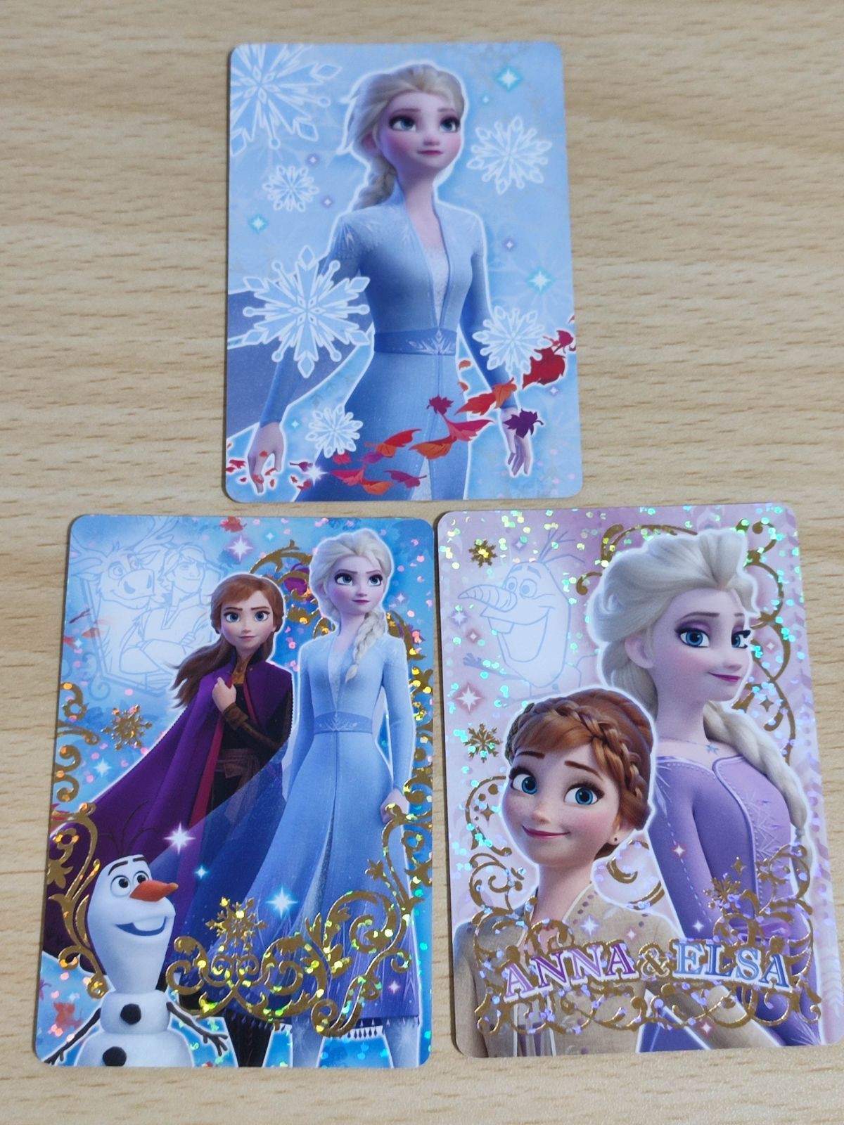 アナと雪の女王 カード 箔押し オラフ