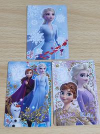 アナと雪の女王 カード 箔押し オラフ