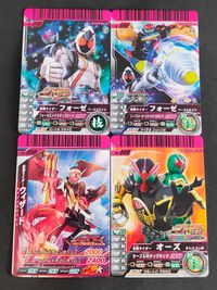 フォーゼ PR-048 PR-088 PR-049 PS-050 ウィザード 仮面ライダー ガンバライド オーズ