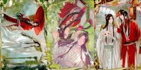 カード 天官賜福 桃源千灯 まとめ 桃源千灯 花城 謝怜 三郎 L L5 CP <!-利用不可文字-!>遊 KAYOU サムネイル 1