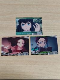 鬼滅の刃 アニメイト 購入特典 クリアカード 竈門 禰<!-利用不可文字-!>豆子 竈門炭治郎 非売品 プロモ 冨岡義勇 サムネイル 1