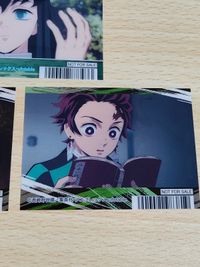 鬼滅の刃 アニメイト 購入特典 クリアカード 竈門 禰<!-利用不可文字-!>豆子 竈門炭治郎 非売品 プロモ 冨岡義勇 サムネイル 3