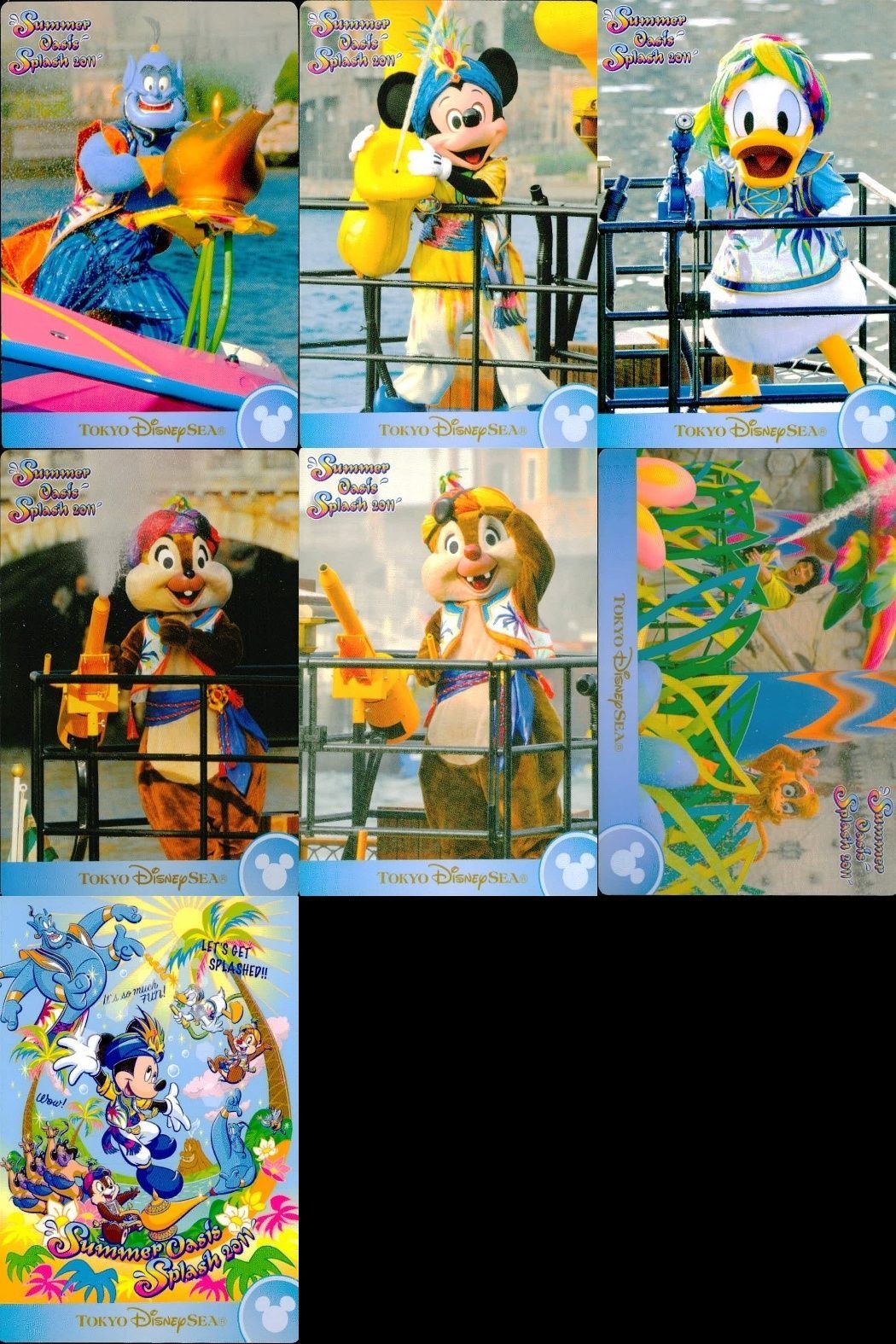 ディズニー コレクション カード まとめ 【 Summer Oasis Splash 2011
サマーオアシス・スプラッシュ 2011】 パレード 東京 ディズニーリゾート DISNEY ミッキー