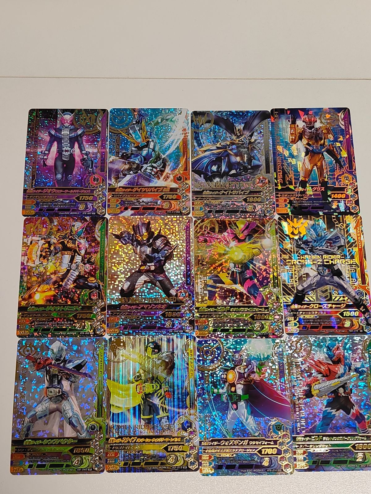 ガンバライジング RT6-020 SR 仮面ライダージオウ(ミラーVer)ゲイツリバイブ RT6-010 SR ナイトサバイブ グリス クローズチャージ ビルド BM2-077 RT6-014