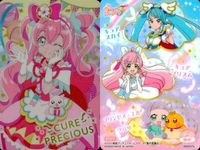 カード 映画 プリキュア 【 プリンセス エル ＆ ツバサ】 オールスターズF キラキラカードグミ ウエハース P07 サムネイル 2