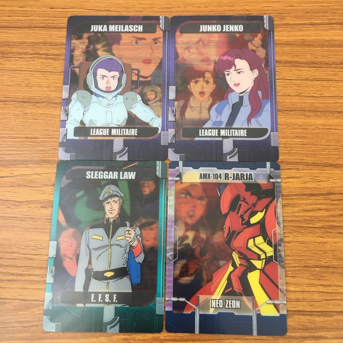 Gundam Clear Card Lot Slegs Roux Junko Jenko