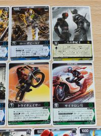 レンジャーズストライク 仮面ライダー カード まとめ クウガ カブト BLACK ストロンガー 新 サイクロン号 電波人間 二人の世紀王 ザビー RM MF カダック サムネイル 2