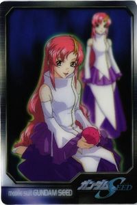 Gundam SEED Lacus Clyne Clear Card Morinaga