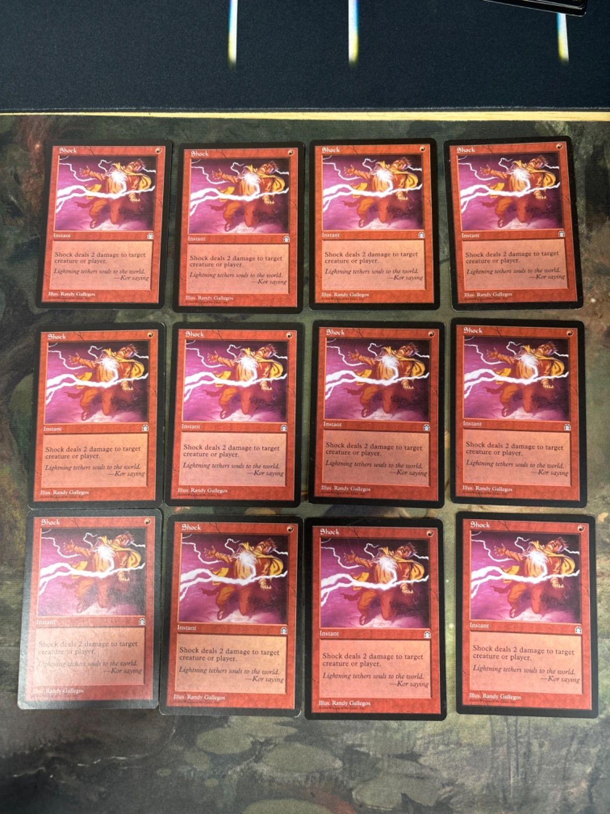 ショック/Shock 12枚 型番統一 旧枠 まとめ 英語版 EN MTG