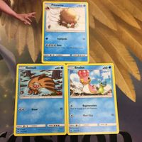 Pokemon Card Old Back English Overseas 3pcs Urimoo Inomoo