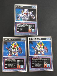 スクランブルギャザー SRW スーパーロボット大戦 カード エルガイム U-268 Zガンダム U-278