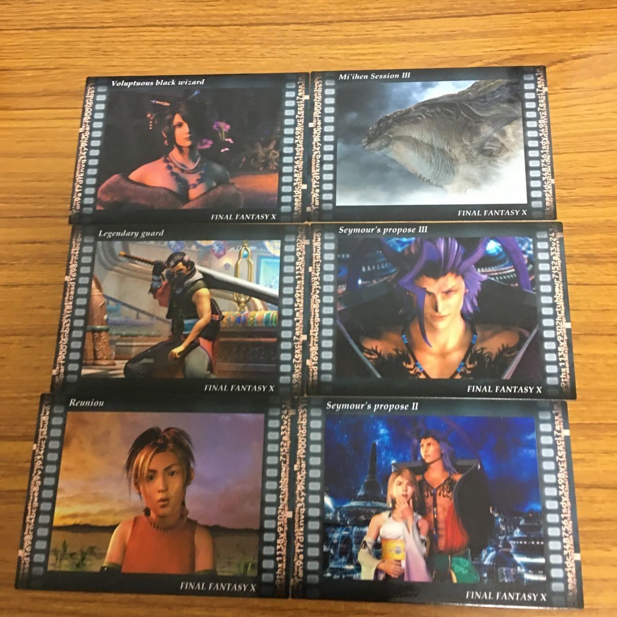 Final Fantasy X Card Lot 8 Japanese Vintage
