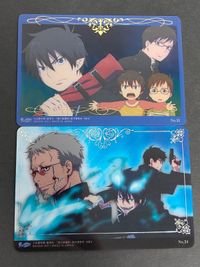 Blue Exorcist Wafer Card Okumura Rin Clear Card