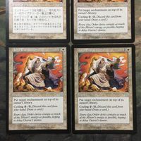 MTG Magic Gathering Card Lot Aura Extraction 4 Set Japanese サムネイル 2