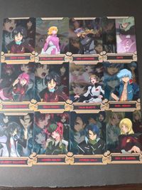 ガンダムSEED シード ウエハース カード クリアカード まとめ アスラン ギルバート ステラルーシェ ステラ・ルーシェ シン・アスカ アウル・ニーダ タリア・グラディス まとめ