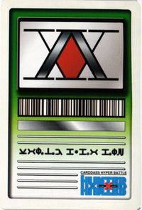 Hisoka Trump Card Hunter x Hunter Carddass Japanese サムネイル 2