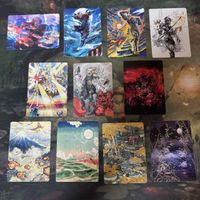 NEO 神河 アートカード セミコンプ イラストコレクション 被り無しコレクション MTG 放浪皇 漆月<!-利用不可文字-!>渡 平地 浮世絵 日本絵 サムネイル 6