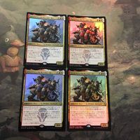 MTG Magic Gathering Foil Firesong Sunspeaker 4pc Set