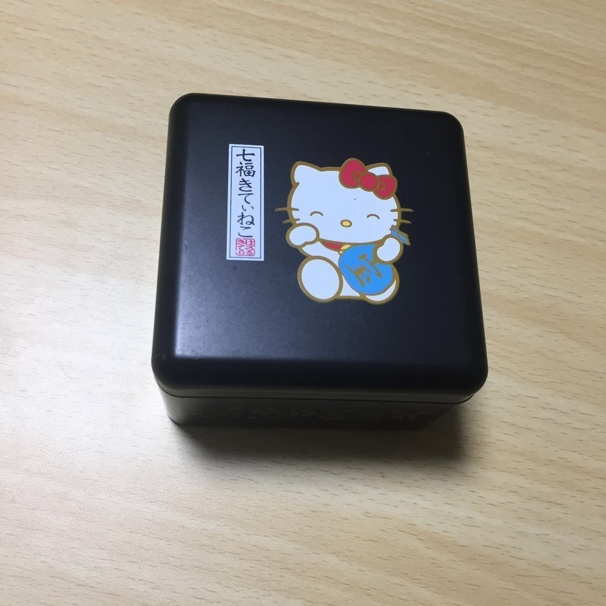 送料無料 ハローキティ キティ 七福 七服きてぃねこ 弁当箱 おひつ 箱 入れ物 容器 値下げ可能 1902 abc cha