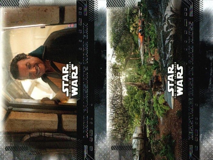 カード まとめ スターウォーズ Star Wars 84 LANDO CALRISSIAN'S WARM GRIN ランド・カルリジアンの温かい笑み 83 RESISTANCE BASE ON AJAN KLOSS レジスタンス基地
