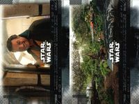 カード まとめ スターウォーズ Star Wars 84 LANDO CALRISSIAN'S WARM GRIN ランド・カルリジアンの温かい笑み 83 RESISTANCE BASE ON AJAN KLOSS レジスタンス基地 サムネイル 1