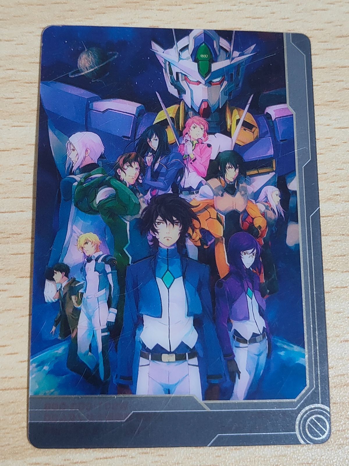 ガンダム00 メインビジュアル ダブルオー クリアカード 森永