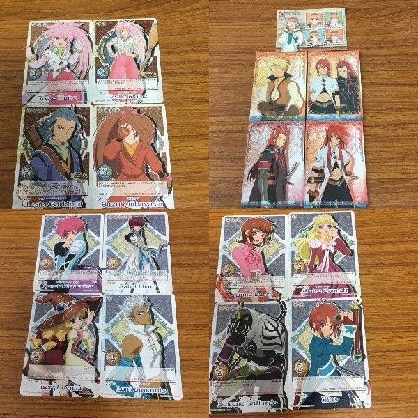 テイルズ オブ カード まとめ アーチェ アッシュ アスベル アニー チェスター ルーク ロニ クレア すず ガイ ベリ