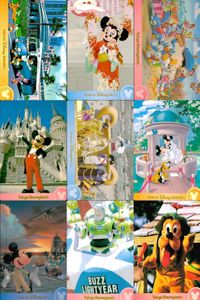 Disney Card Collection Lot 9 Cards Mickey Parade サムネイル 1