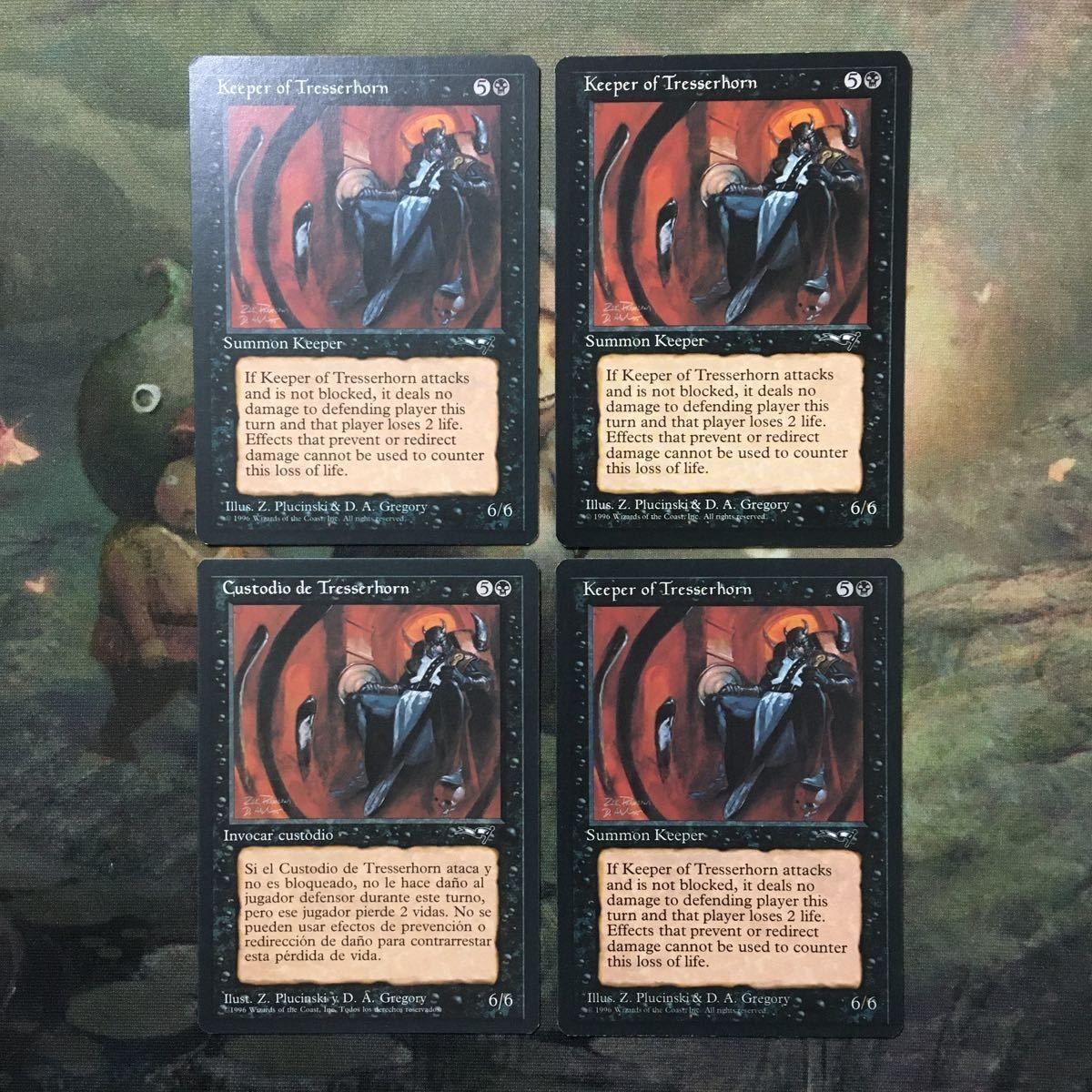 MTG マジックザギャザリング カード まとめ ALL トレッサーホーンの守り手/Keeper of Tresserhorn 4枚セット 95