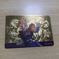 Dragon Ball Super Battle Flash Bonus Card Vegito Gold French