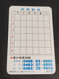 Jenny Card Telephone Service Vintage Retro Japan サムネイル 2