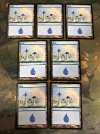 希少 簡体字版 神河物語 島/Island 7枚 型番統ー まとめ MTG 人気絵柄 基本土地 多言語 中国語 CHK