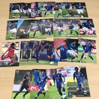 日本代表 カルビー カード まとめ 遠藤航 三苫薫 久保建英 本田圭佑 南野拓実 森保一 岡田 サムライブルー m050 o21-1 0124 サムネイル 8