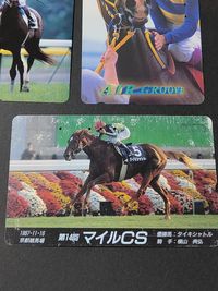 競馬 使用済みテレカ まとめ 武豊/アドマイヤベガ「第66回 日本ダービー 1999-6-6 東京競馬場」 大原麗子「ザ・グレイト」 エアグルーヴ タイキシャトル サムネイル 7