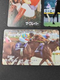 競馬 使用済みテレカ まとめ 武豊/アドマイヤベガ「第66回 日本ダービー 1999-6-6 東京競馬場」 大原麗子「ザ・グレイト」 エアグルーヴ タイキシャトル サムネイル 6