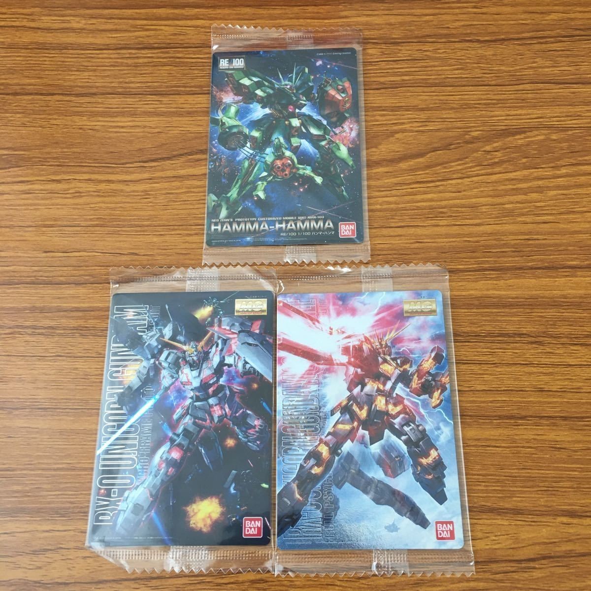 カード トレカ まとめ ガンダム ハンマ ハンマ ユニコーン ガンダム 2号機 バンシィ 未開封 10