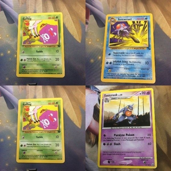 ポケモンカード 旧裏面 海外 英語版 ドガース ドククラゲ ドクロック 16 37 17 1