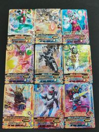 Kamen Rider Ganbarizing SR 9 Card Set Lot サムネイル 2