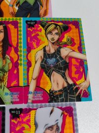 ジョジョの奇妙な冒険 空条徐倫 カード クリアカード ストーンオーシャン エルメェス エンポリ ウエハース エンリコ・プッチ ウェザーリポート サムネイル 2