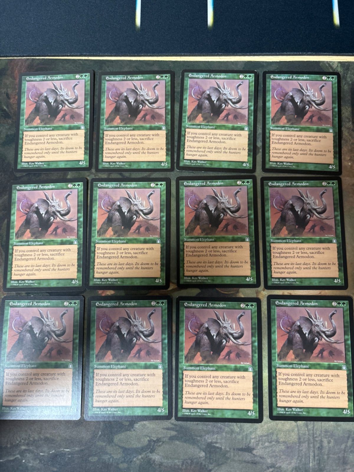 危機のアーモドン/Endangered Armodon 12枚 型番統一 旧枠 まとめ 英語版 EN MTG