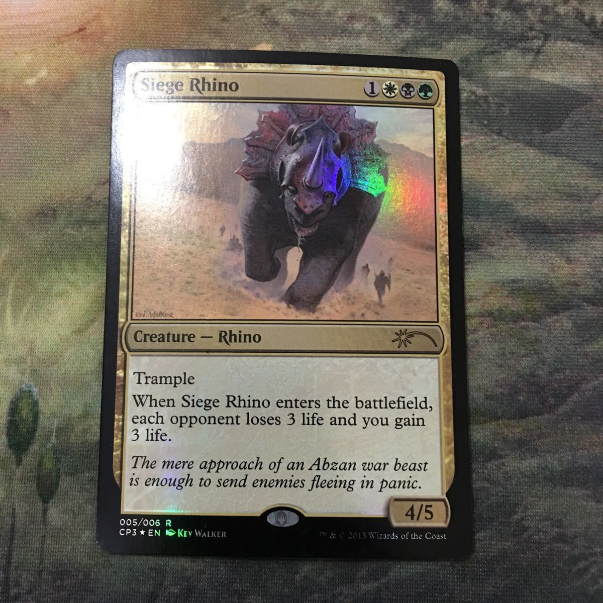 MTG マジックザギャザリング シングル カード Foil CP3 包囲サイ/Siege Rhino 39
