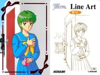 カード ときめきメモリアル ときメモ 箔押し ラインアート コレクション レア R 74 清川 望 LINE ART 初版 コナミ KONAMI サムネイル 2