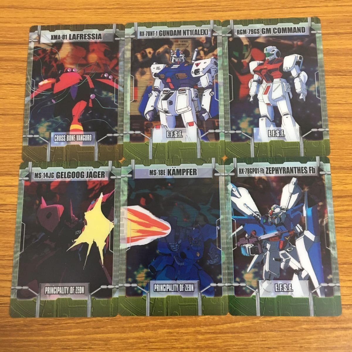 クリア カード トレカ まとめ ガンダム ラフレシア ジム コマンド 試作1号機 ケンプファー ゲルググJ 54