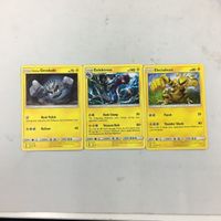 ポケモンカード 旧裏面 海外 英語版 3枚エレブー シビシラス イシツブテ 3