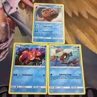 ポケモンカード 旧裏面 英語 海外版 3枚 ヘイガニ ヒンバス マンムー 13 サムネイル 1