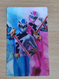 仮面ライダージオウ Over Quartzer リュウソウジャー ・騎士竜戦隊リュウソウジャー「タイムスリップ！恐竜パニック」の入場者プレゼントWヒーロー メルトとアスナです 恐竜パニック カード