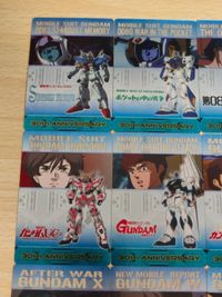 ガンダム総集編 30thアニバーサリー ウェファーチョコ ガロード ガンダムUC ガンダムX ガンダムW ヒイロ・ユイ ドモン ウッソ カミーユ ポケットの中の戦争 アムロ サムネイル 3