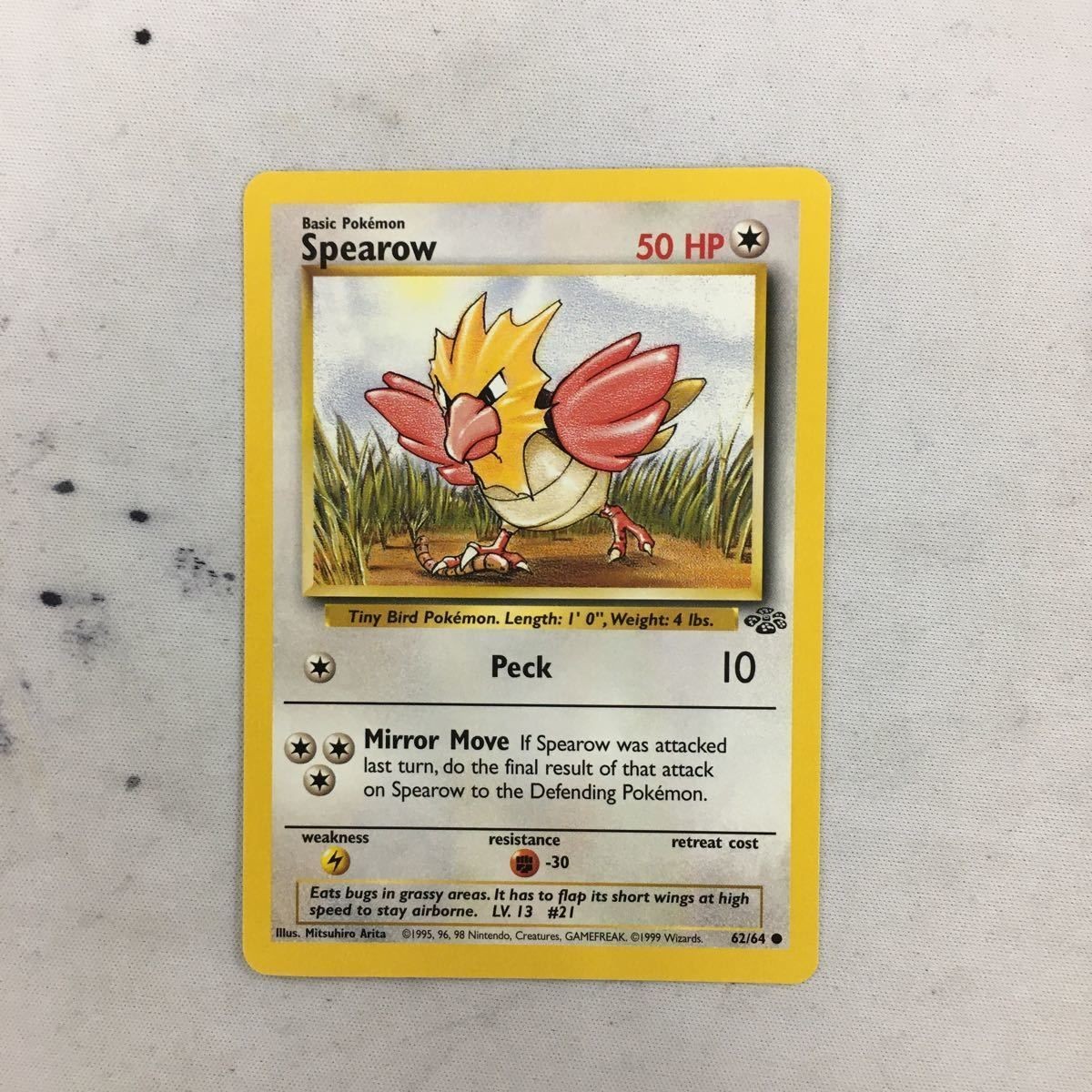 ポケモンカード 旧裏面 海外 英語版 オニスズメ 16